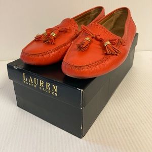 Ralph Lauren Orange Loafers